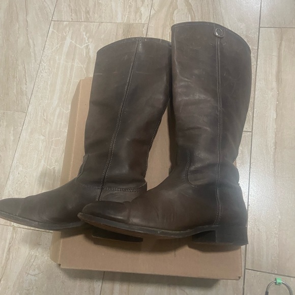 Shoes - Frye Melissa Button 2 leather boots.